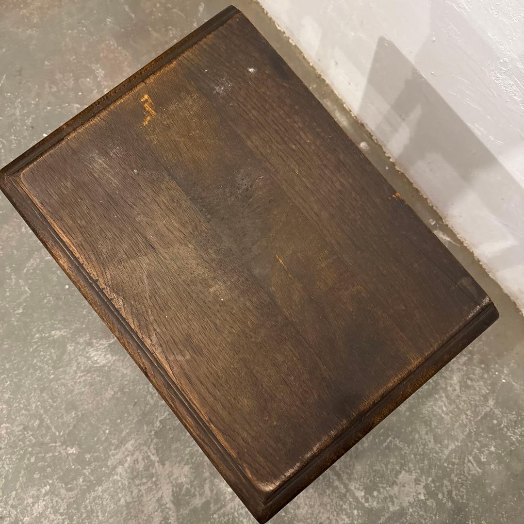 ビンテージ　木製サイドテーブル　ベッドサイドテーブル