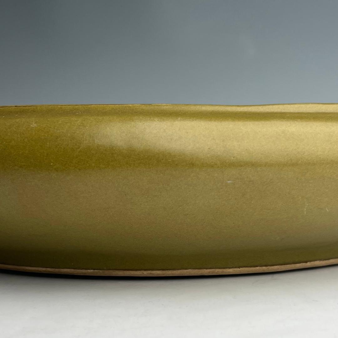 蕎麦釉 茶葉末釉水盤 中国古玩 中国美術 唐物 擺件