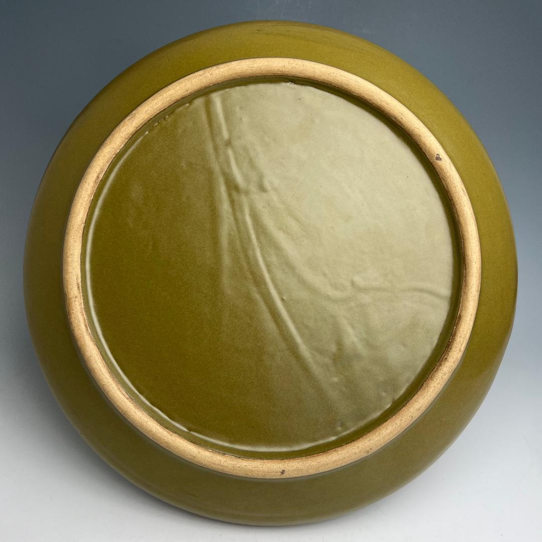 蕎麦釉 茶葉末釉水盤 中国古玩 中国美術 唐物 擺件