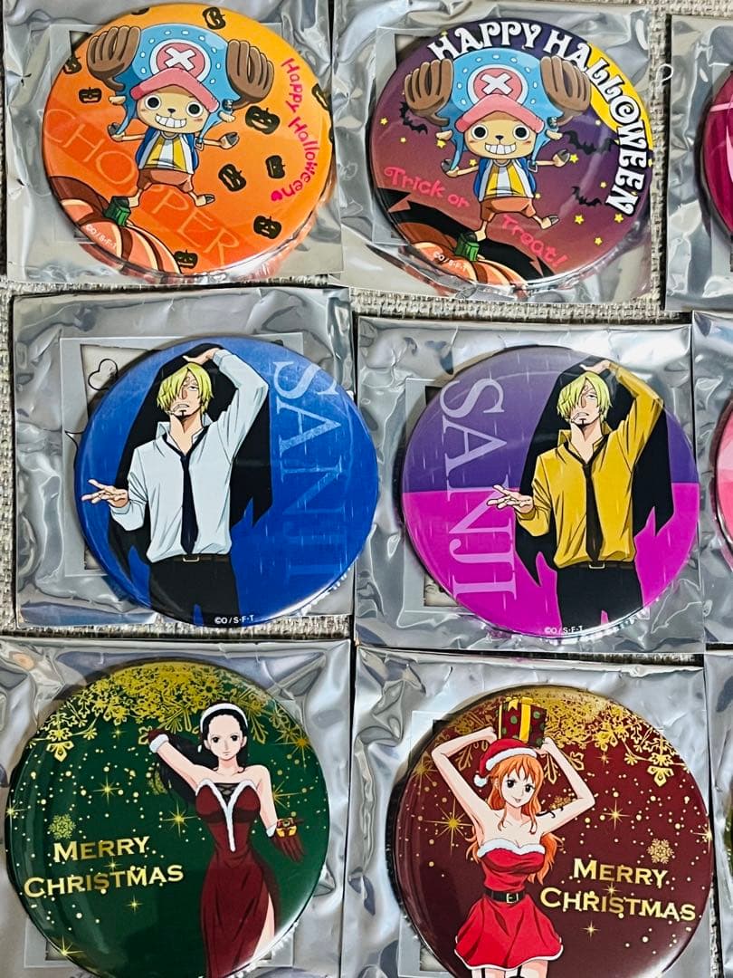 THE SEASONS ワンピース 缶バッジ フルコンプセット バラティエ 輩