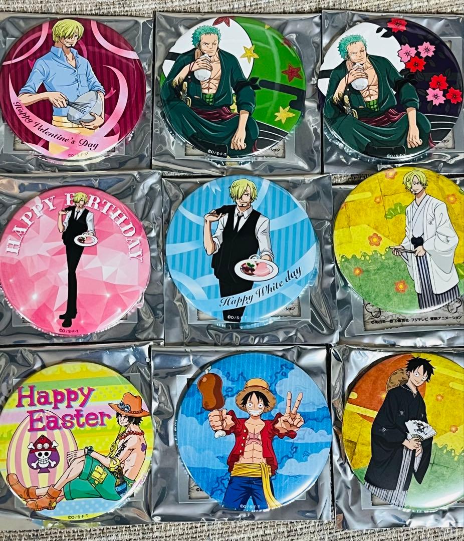 THE SEASONS ワンピース 缶バッジ フルコンプセット バラティエ 輩