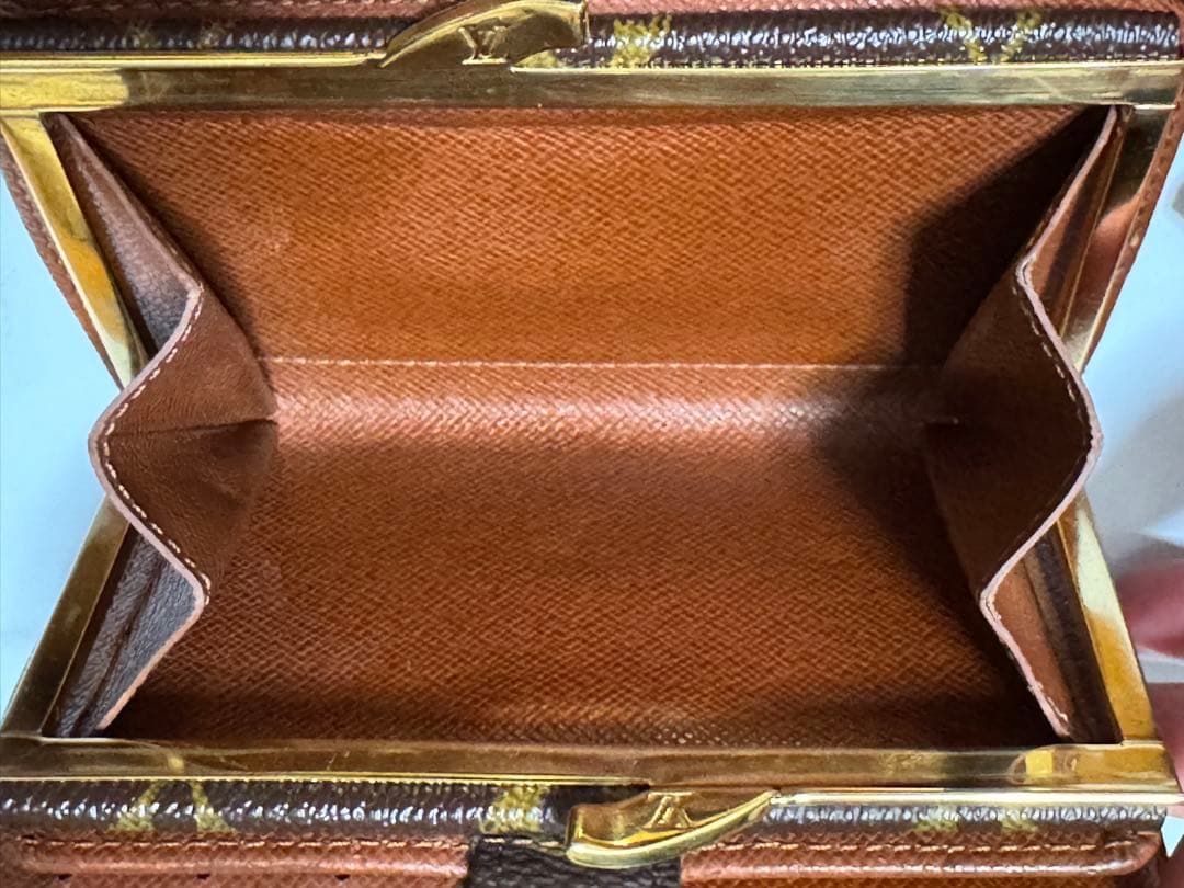 ルイヴィトン モノグラム ポルトモネ ビエ ヴィエノワ がま口 二つ折り財布