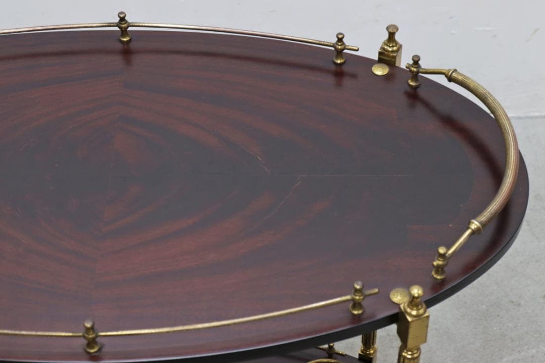 ヴィンテージ クラシカル トローリー キッチン ワゴン シェルフ キャスター