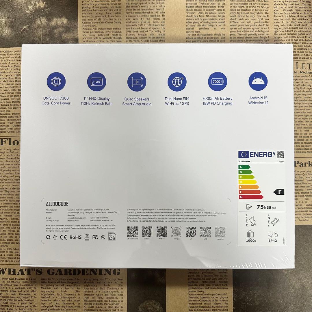 ALLDOCUBE iPlay 70E 11インチタブレット4G LTE 未開封