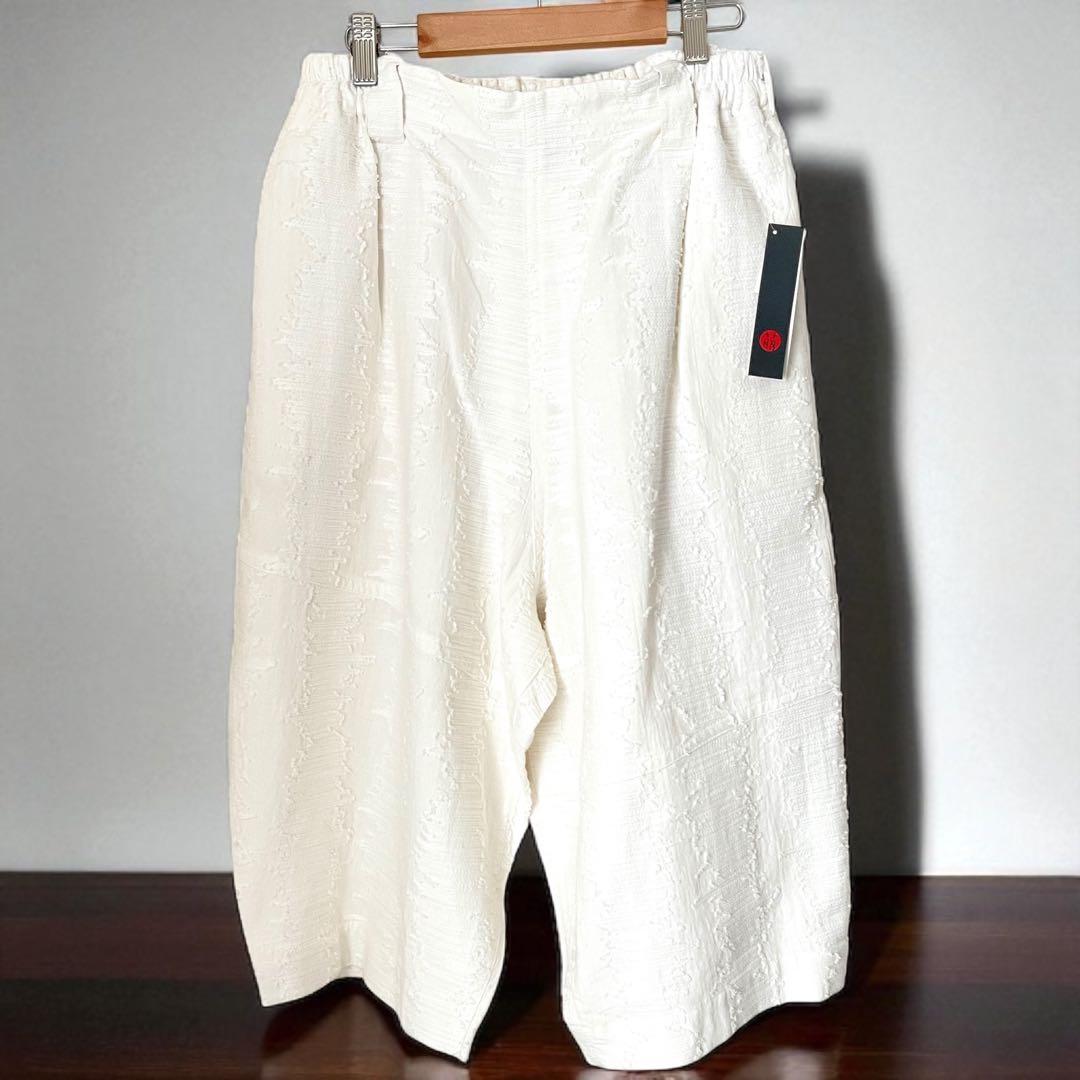 未使用 タグ付き MOYURU サルエルパンツ 立体裁断 サイズ M〜L