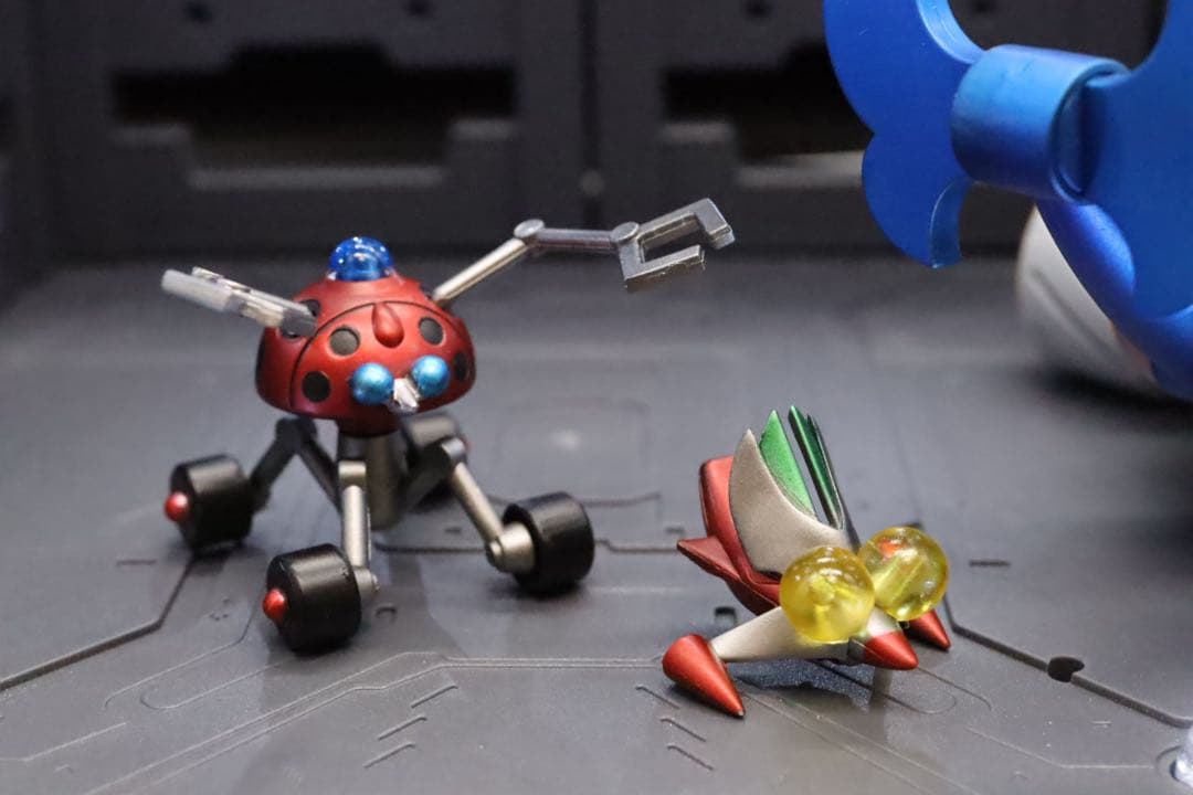 タイムボカンメカ3機＆ミニメカ＆タイムガイコッツ【全塗装・完成品】