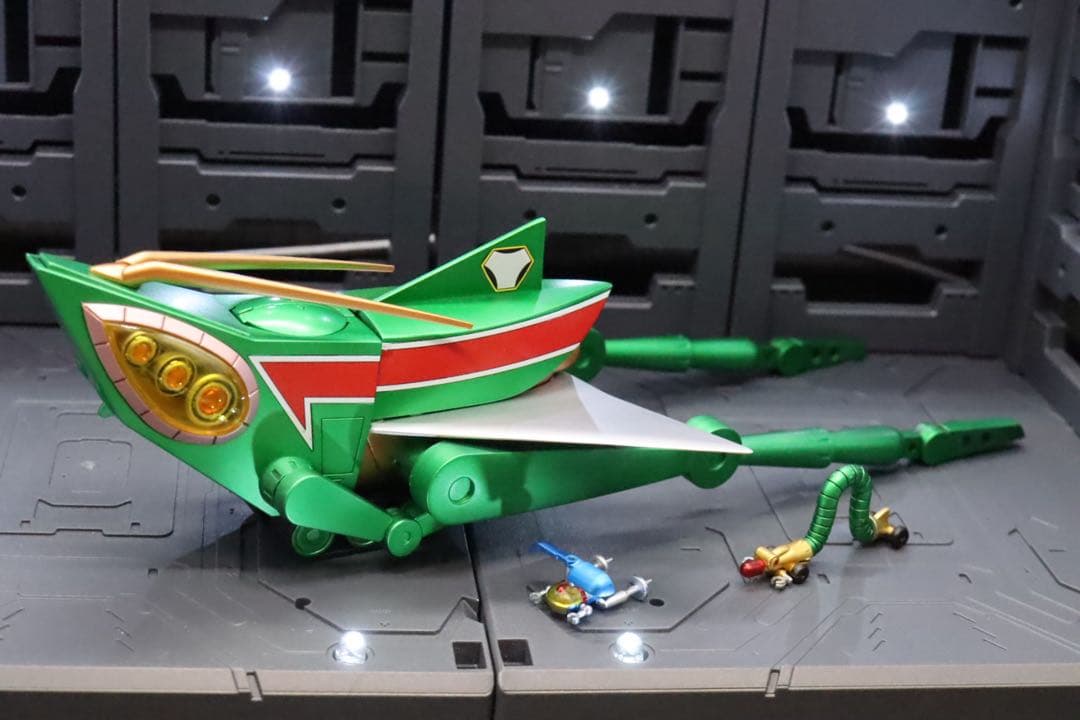 タイムボカンメカ3機＆ミニメカ＆タイムガイコッツ【全塗装・完成品】