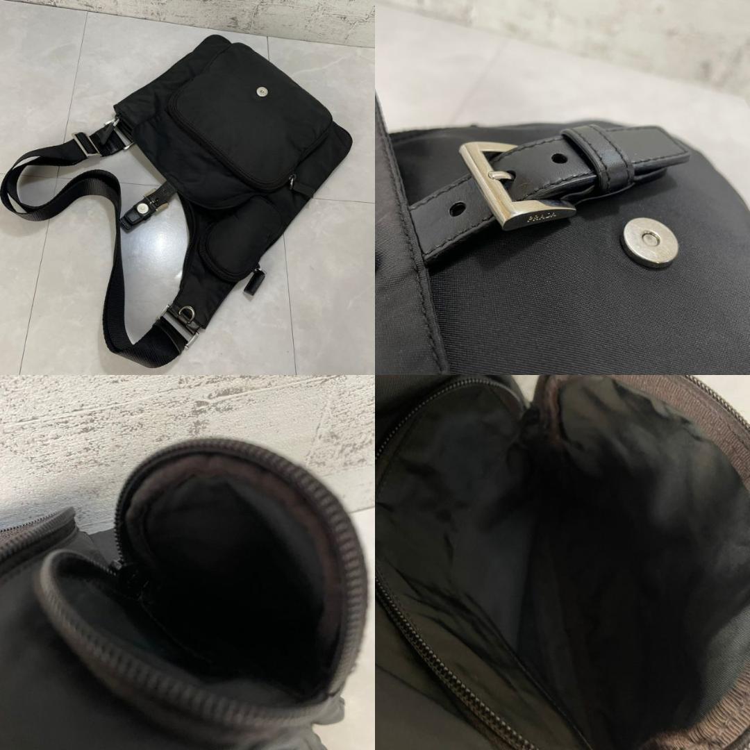 PRADA ショルダーバッグ プラダ クロスボディバッグ BT0520 ブラック