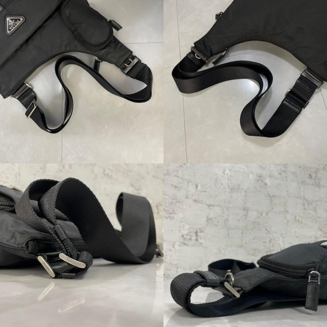 PRADA ショルダーバッグ プラダ クロスボディバッグ BT0520 ブラック