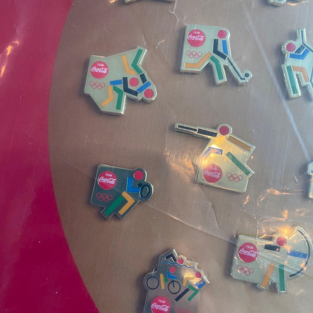 東京オリンピック　額装 ピンバッジ コレクション コカコーラ　オリンピック