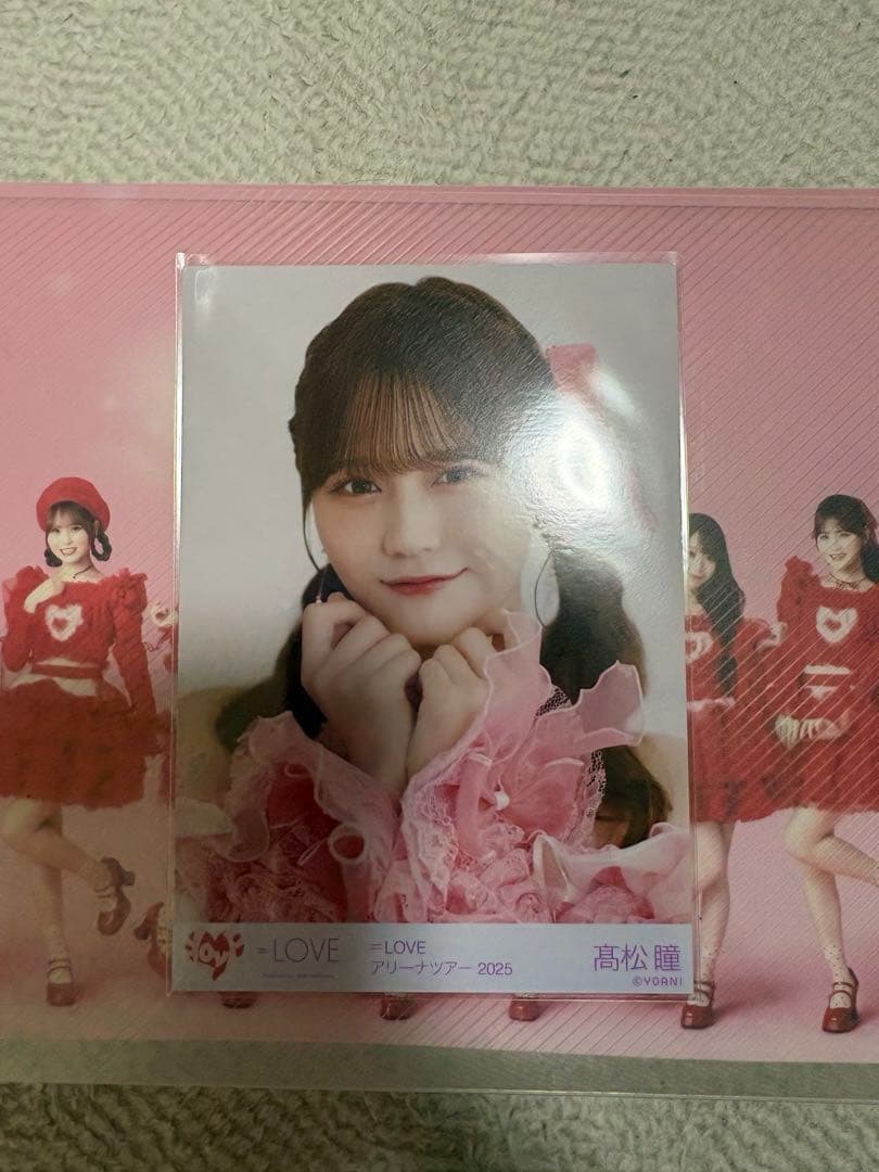 髙松瞳 アリーナツアー2025 魔法少女衣装 生写真 コンプ(ヒキのみ直筆)