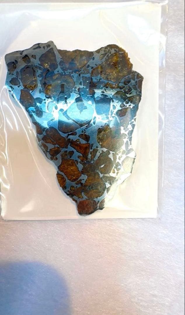 【存在感が段違い】28.0g イミラックパラサイト隕石標本（東京サイエンス購入）