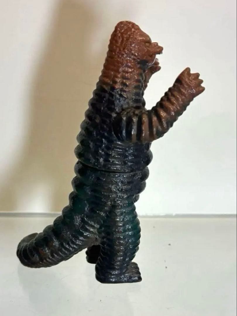 【昭和当時物】■どくろ怪獣 レッドキング ミニソフビ /ポピー キングザウルス