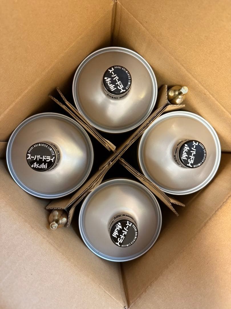 アサヒ ドラフターズ スーパードライ ビール 2L缶 5本 ミニガス3本ブラシ付