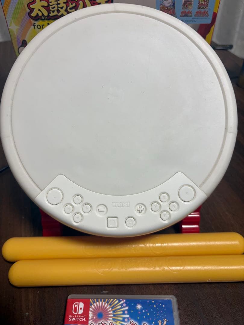 【超極美品】太鼓の達人 太鼓とバチfor Nintendo Switchソフト込
