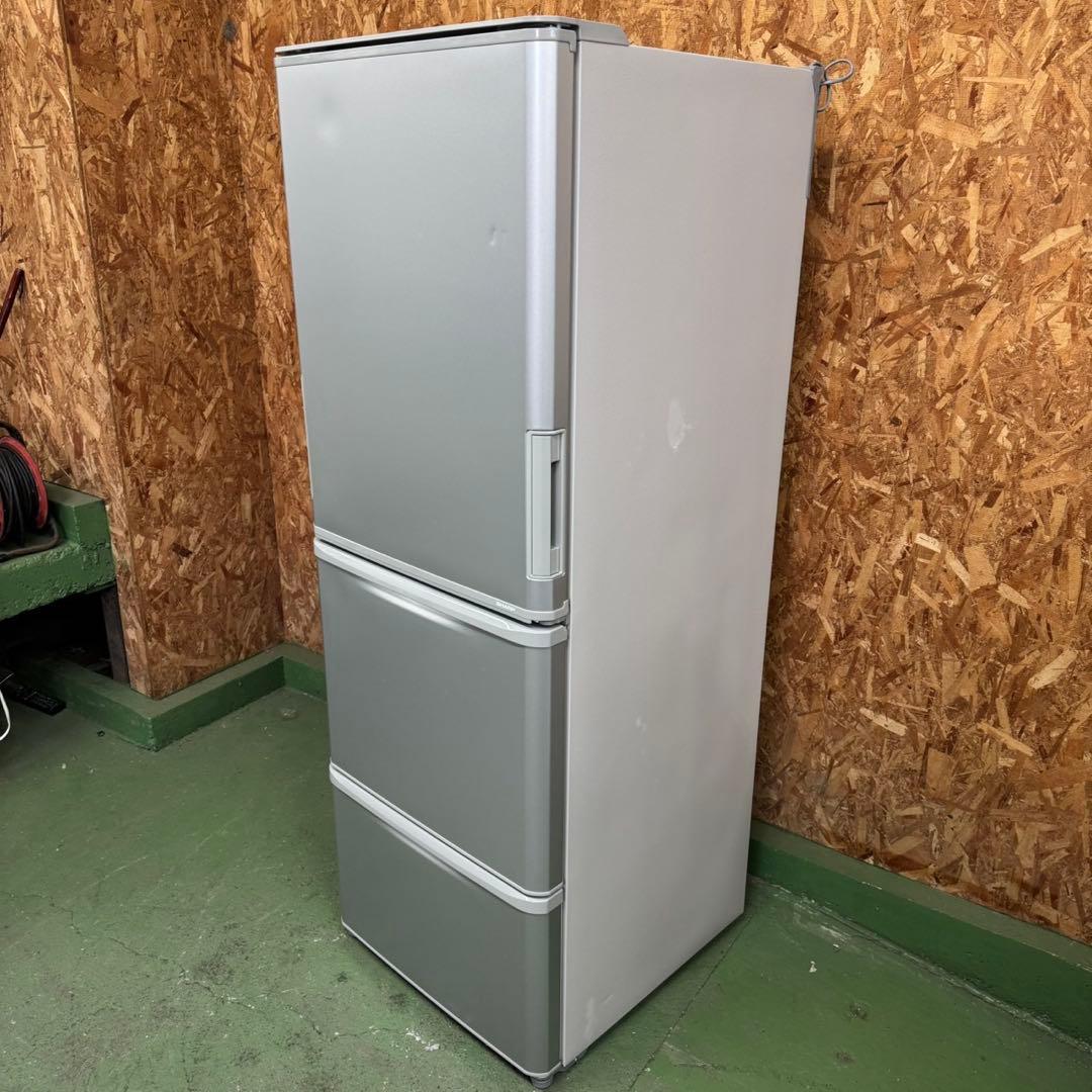 330 送料設置無料 シャープ　3ドア　大型冷蔵庫　350L 洗濯機