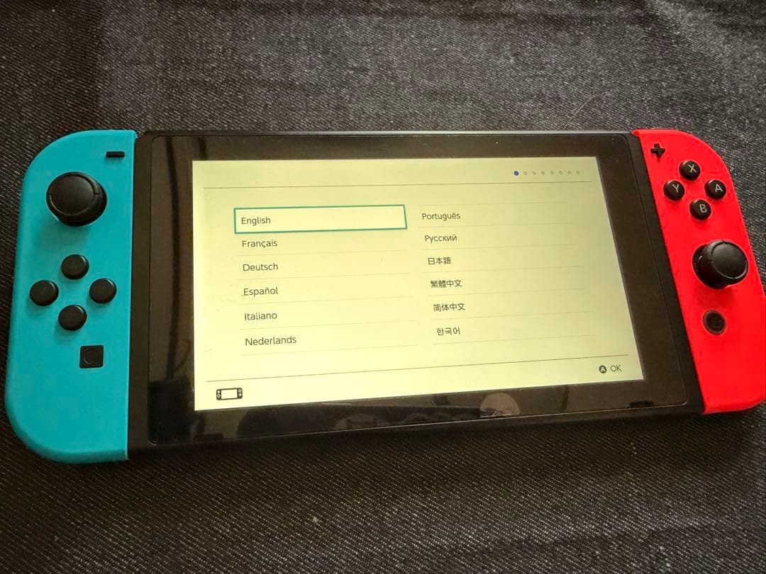 Nintendo Switch 本体(バッテリー強化版/箱あり)