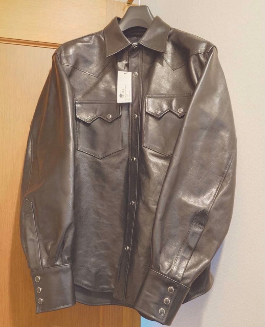 HIDEMASSES マシス HORSE LEATHER SHIRT