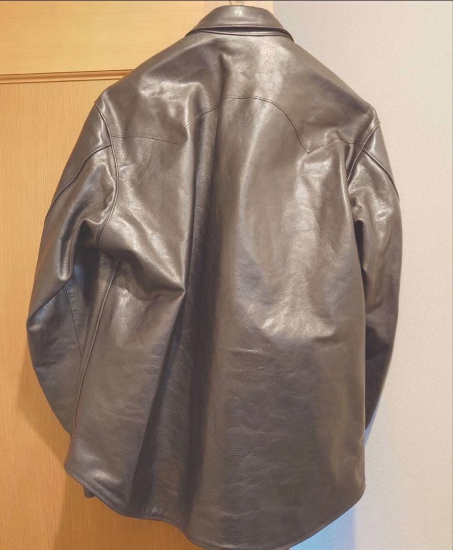 HIDEMASSES マシス HORSE LEATHER SHIRT