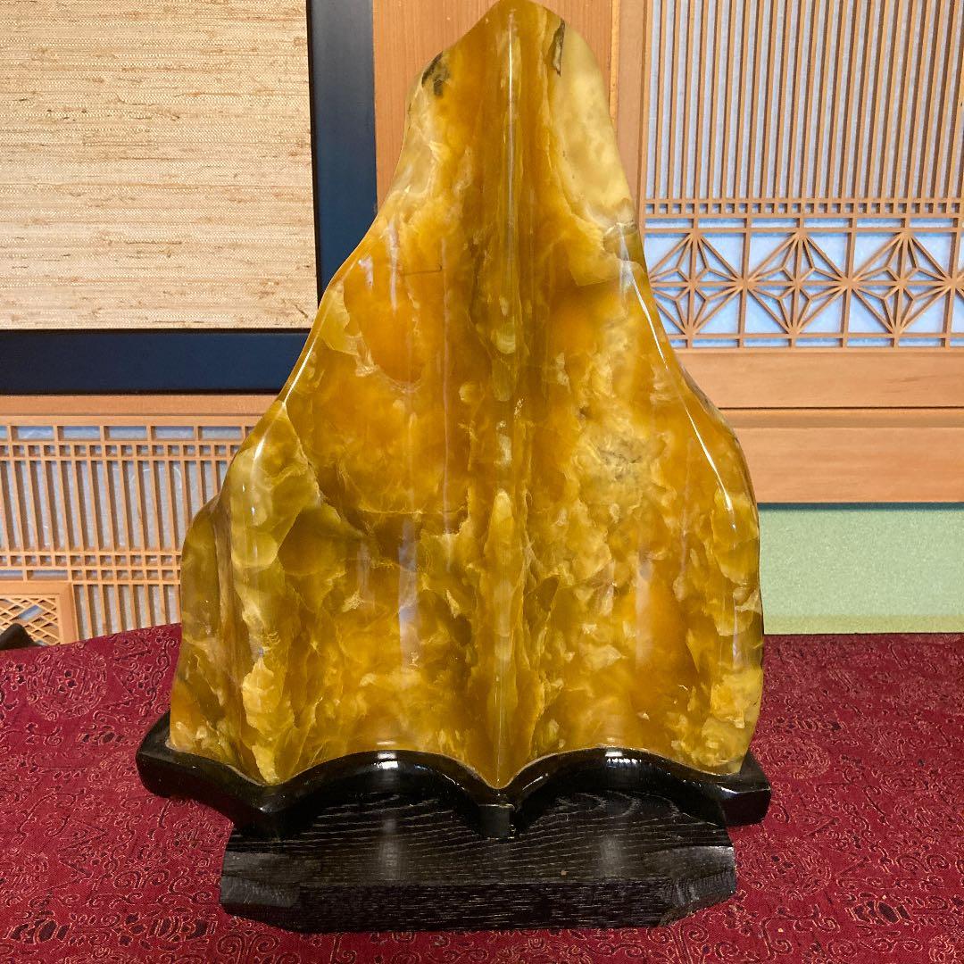 天然石　黄色石
