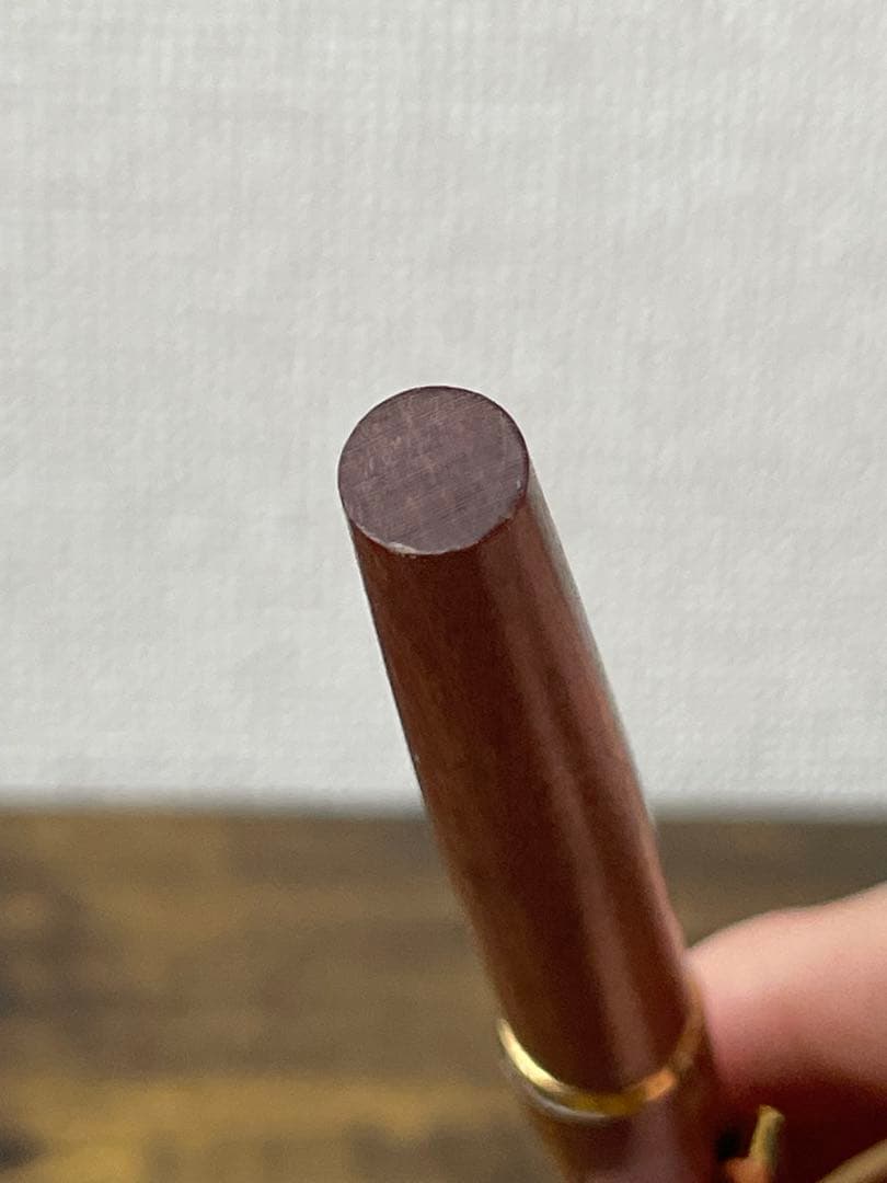 1974年製　初代カスタム　高級天然　イタヤカエデ 大型18金 万年筆