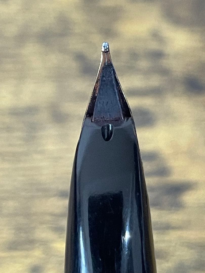 1974年製　初代カスタム　高級天然　イタヤカエデ 大型18金 万年筆