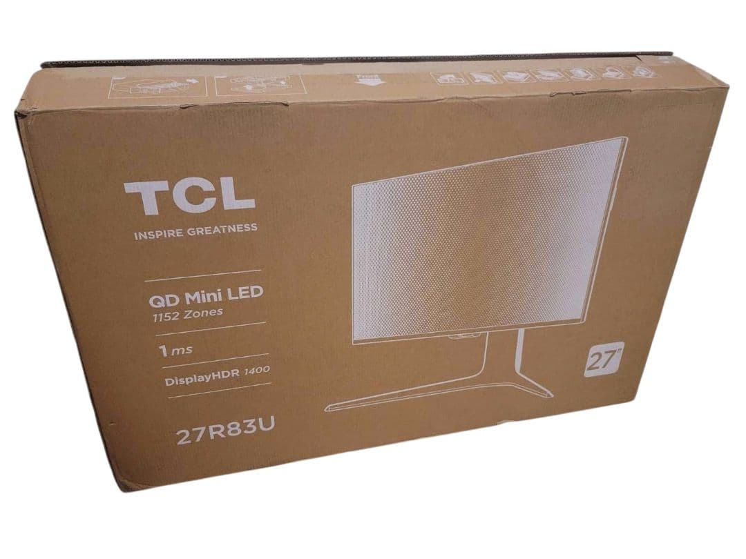 TCL 27R83U 27インチ 4K Mini LED モニター