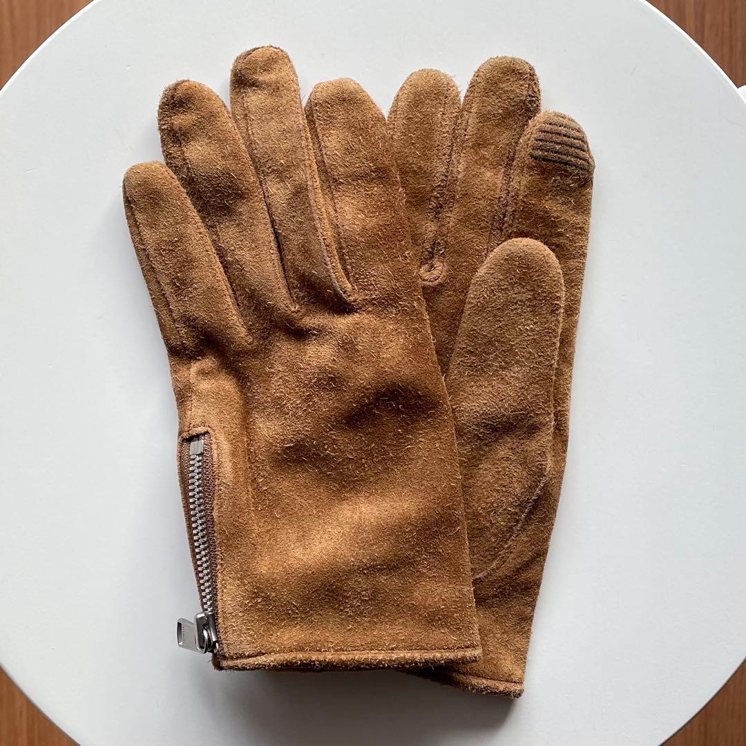 【値下】nonnative ノンネイティブ　グリップスワニー　スエード　手袋