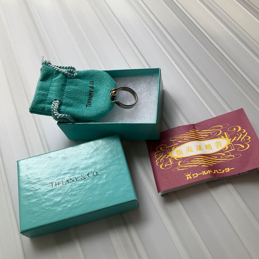 Tiffany & Co. シルバー　ゴールド　リング　ティファニー