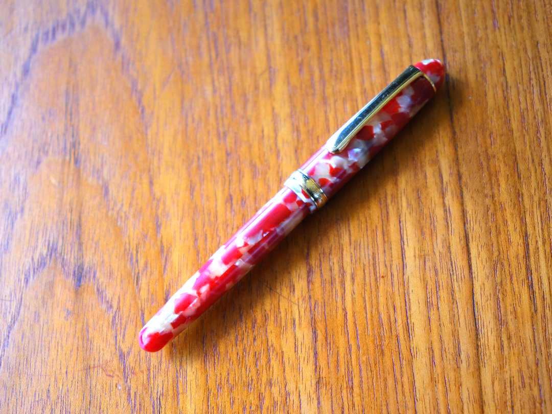 良配色！　プラチナ万年筆　キンギョ　3776