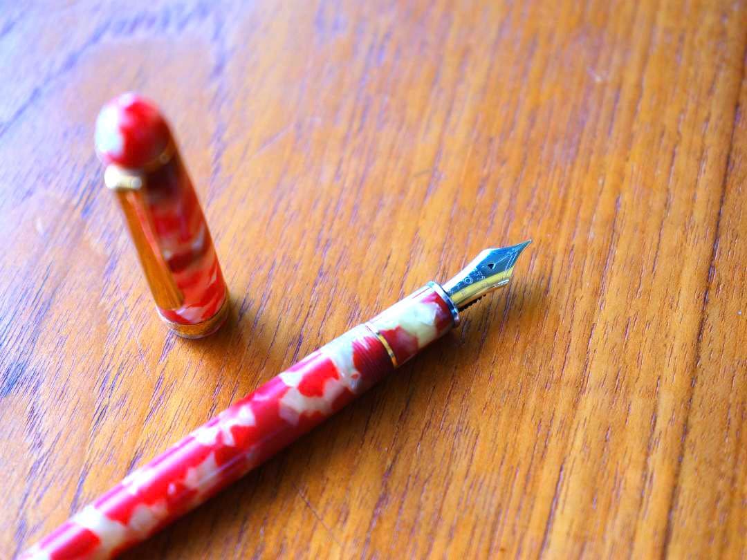 良配色！　プラチナ万年筆　キンギョ　3776