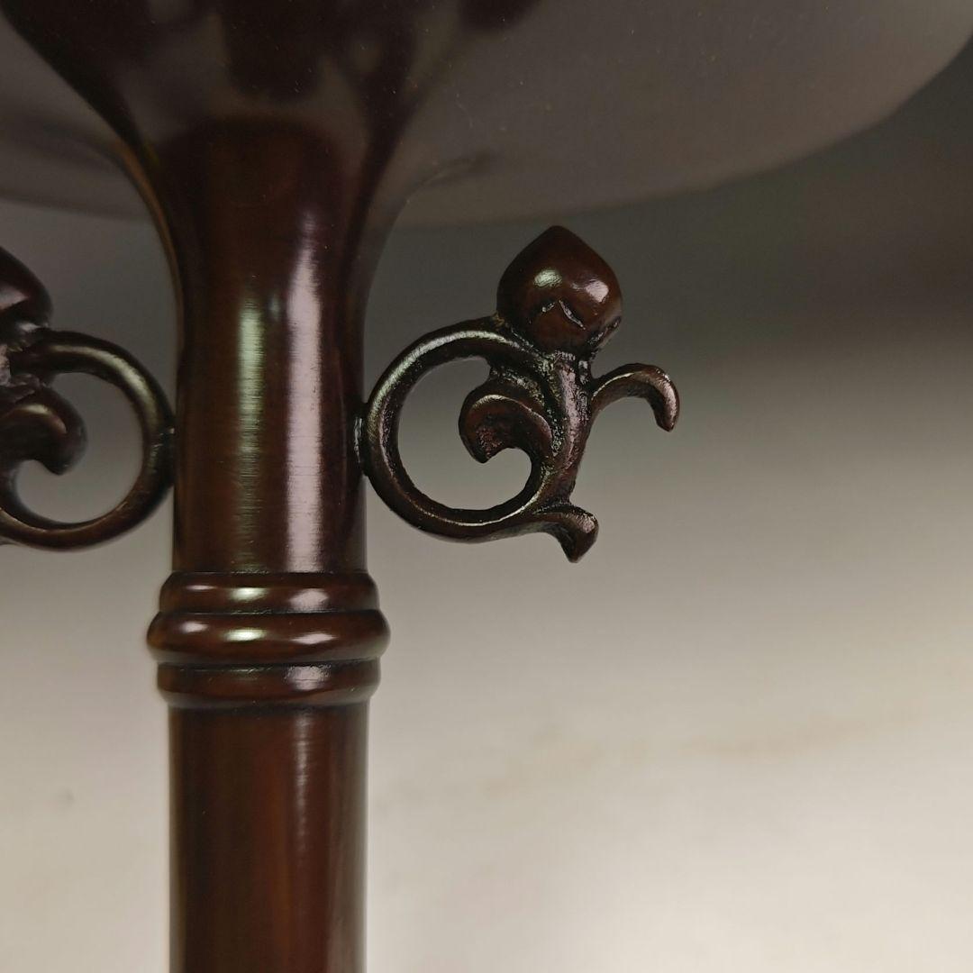 ウ242 花器『金森祥栄』『鋳銅　桔梗形　一文字　花入　花瓶　共箱』茶道具