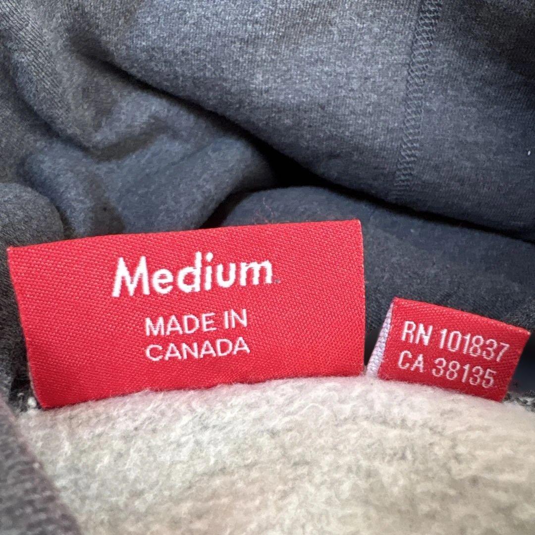 Supreme Box logo hooded チャコールグレー　パーカー