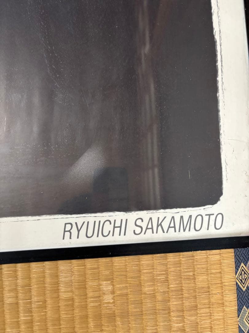 坂本龍一ポスター BEAUTY 1989年　フレーム入り