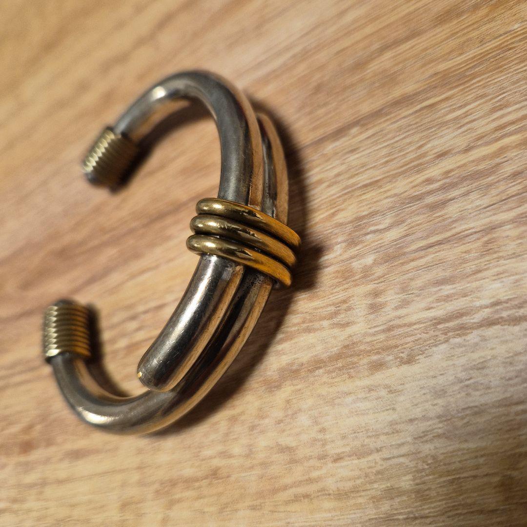 メキシコ製 vintage 925 シルバー パイプ バングル