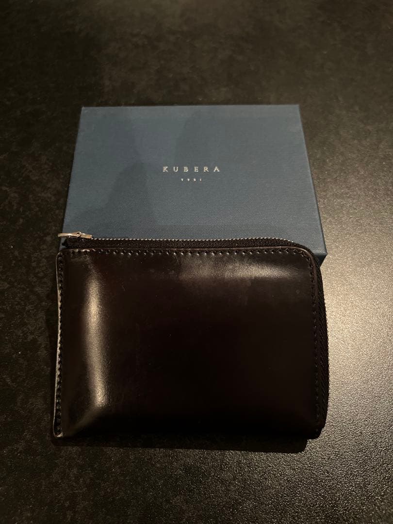 KUBERA L字ファスナー　スマートウォレット　コードバン