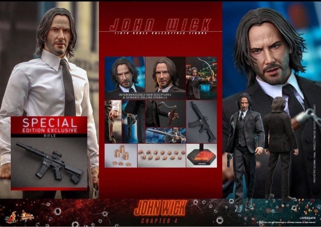 ホットトイズ MMS729B ジョン・ウィック ボーナス付き John Wick