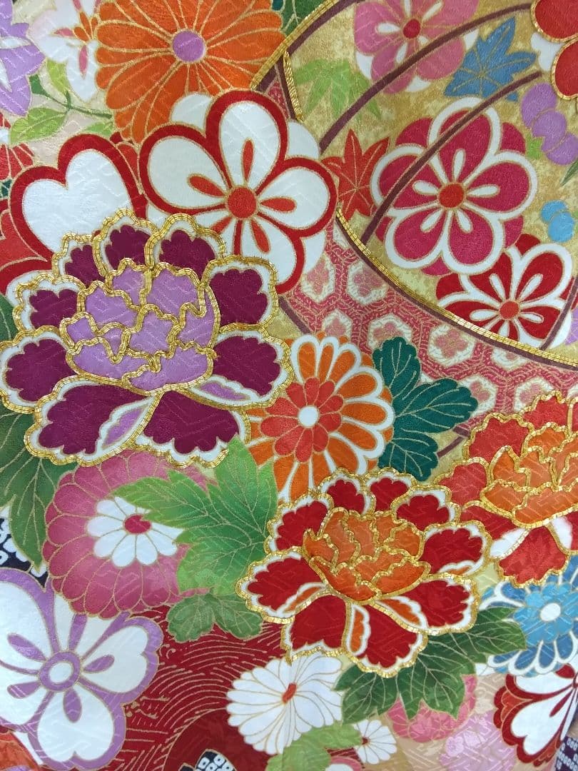 振袖フルセット、正絹振袖成人式、重ね衿帯揚げ帯締め、高級袋帯、襦袢、ガード加工