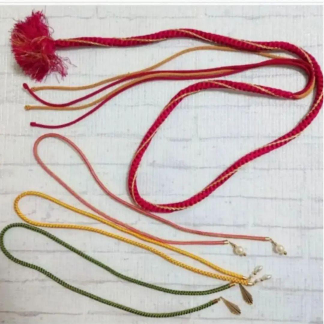 【2回着用】振袖◆8点セット◆成人式◆卒業式など クリーム色 花柄