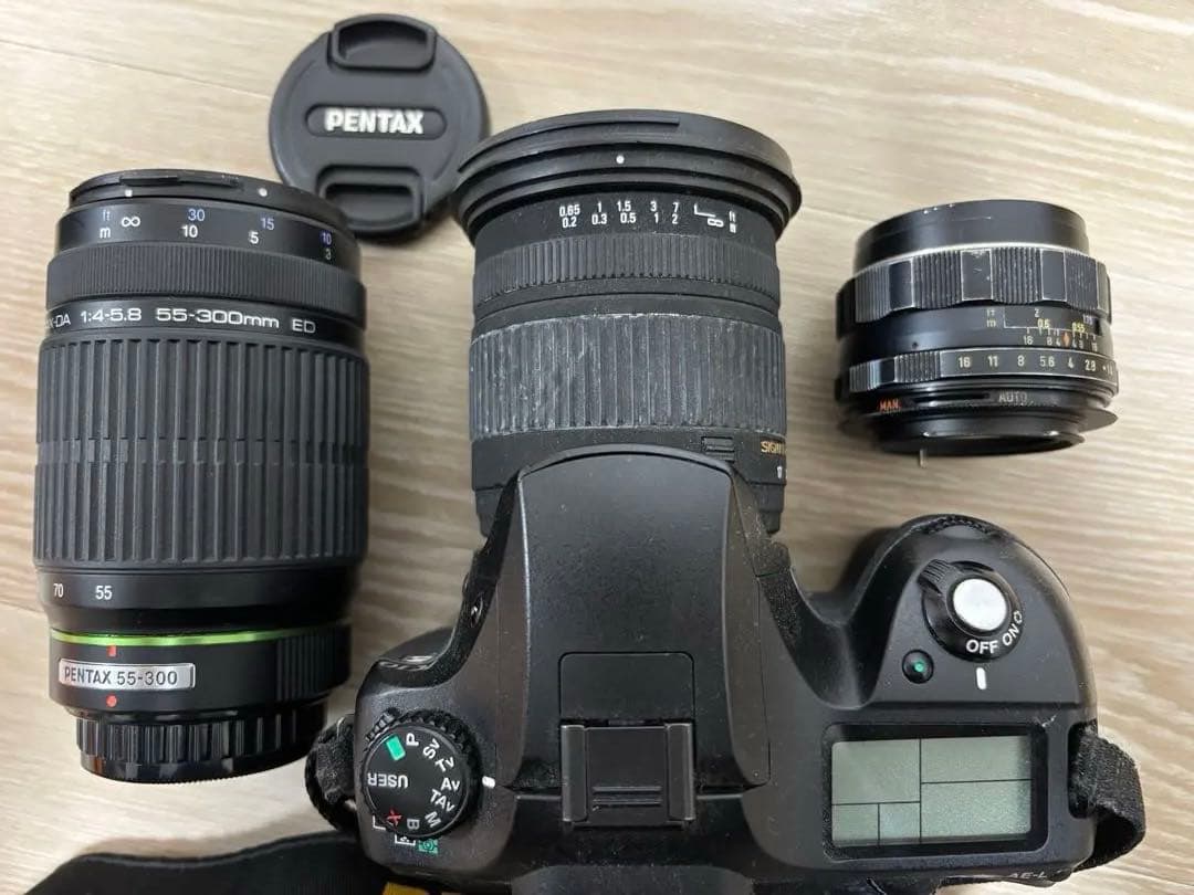 PENTAX K10 デジタル一眼レフ レンズ3本 SIGMAバッグセット