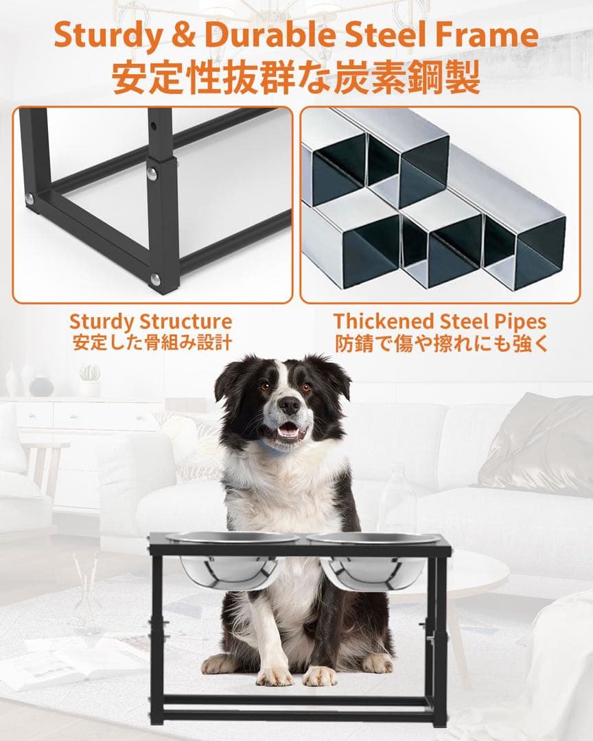 ★ペットボウル フードボウル 食器 台 犬 猫 小中大型犬