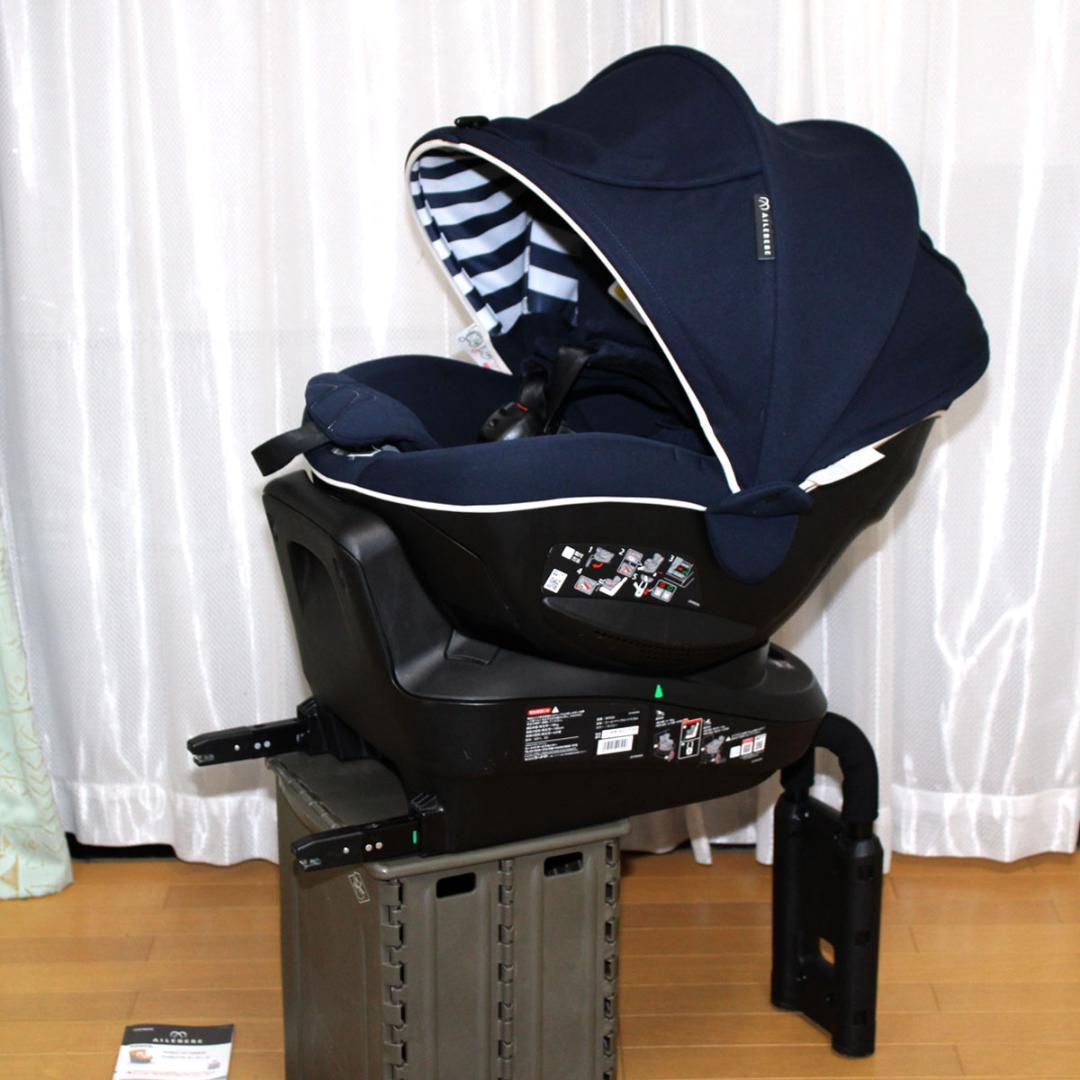 美品 AILEBEBE エールベベ360度回転クルット５Oui ISOFIX