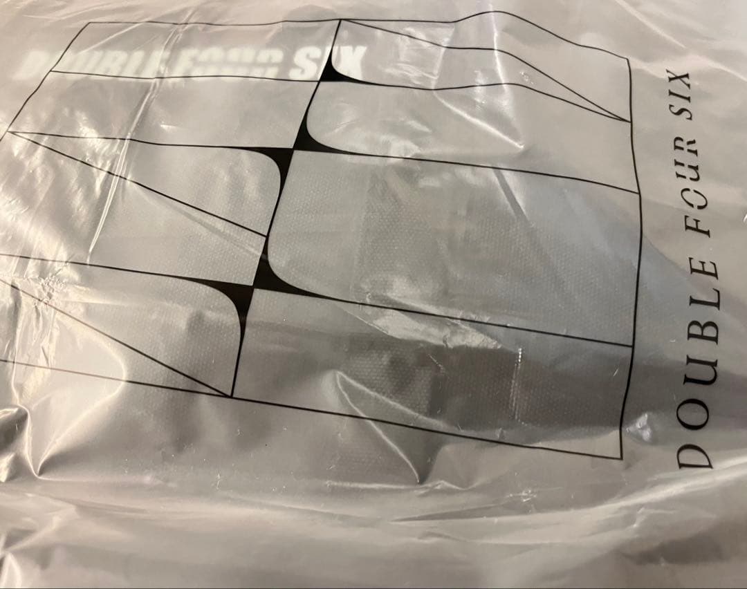 トートバッグ　與真司郎　double four six ブラック