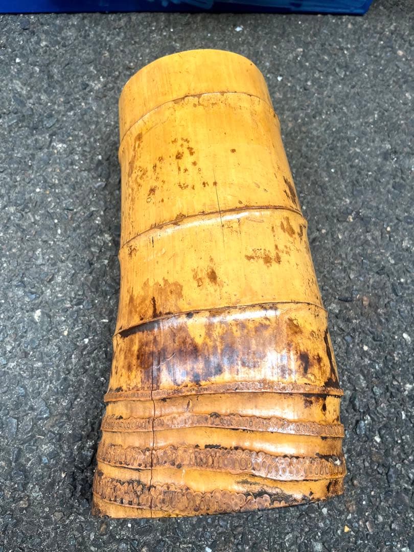 花台　木瘤 茶道具　華道　逸品 自然木 瘤付き 花器・銅根木 古美術アンティーク