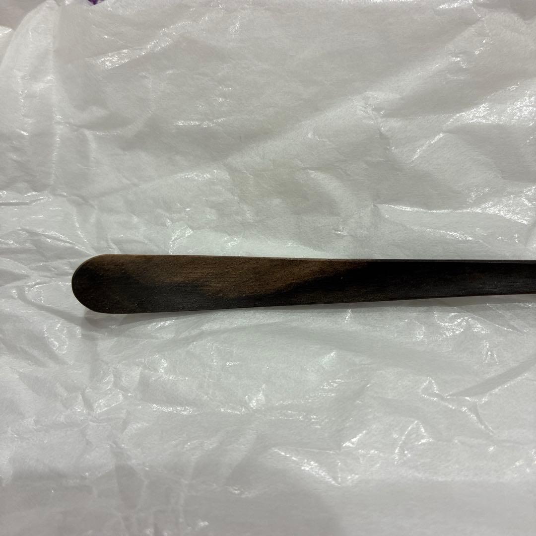 おかや木芸　黒柿　茶杓