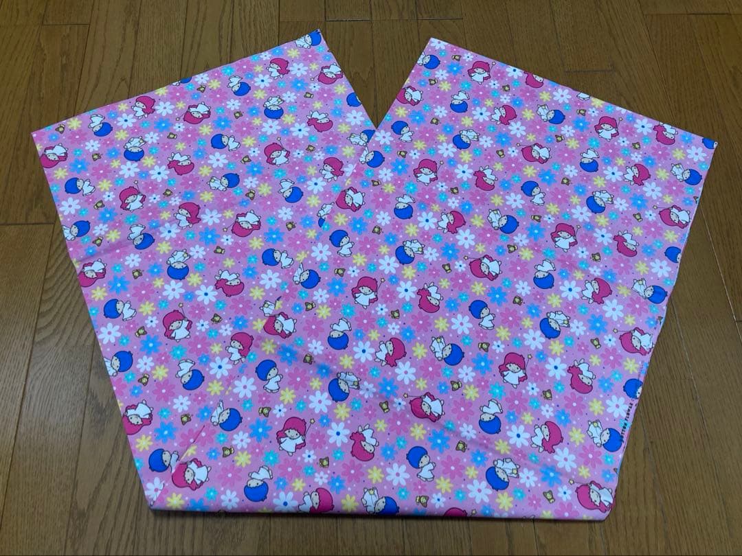 【1992年製/当時もの】リトルツインスターズ キキララ サンリオ プリント生地