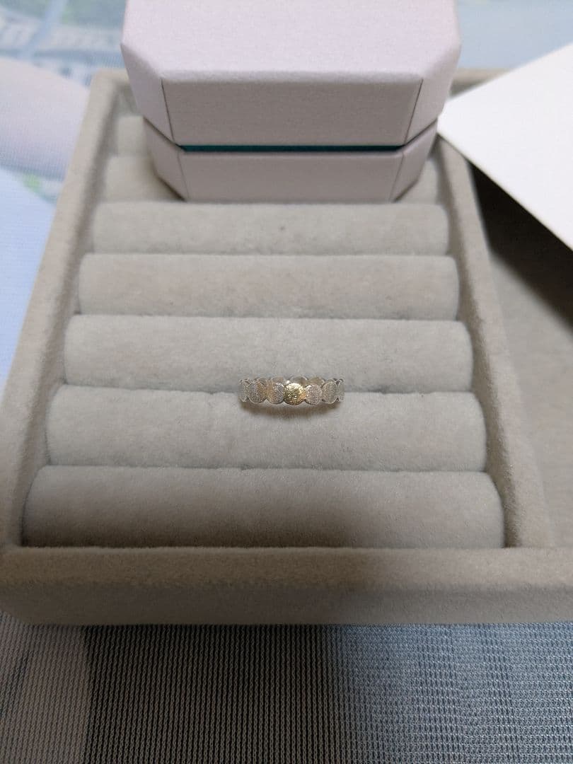 perche？　シルバー X K18 marumaru ring 3　☆最終価格
