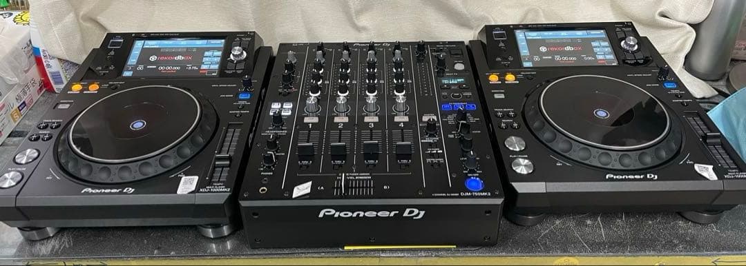 Pioneer DJ XDJ-1000MK2 & DJM-750MK2 セット