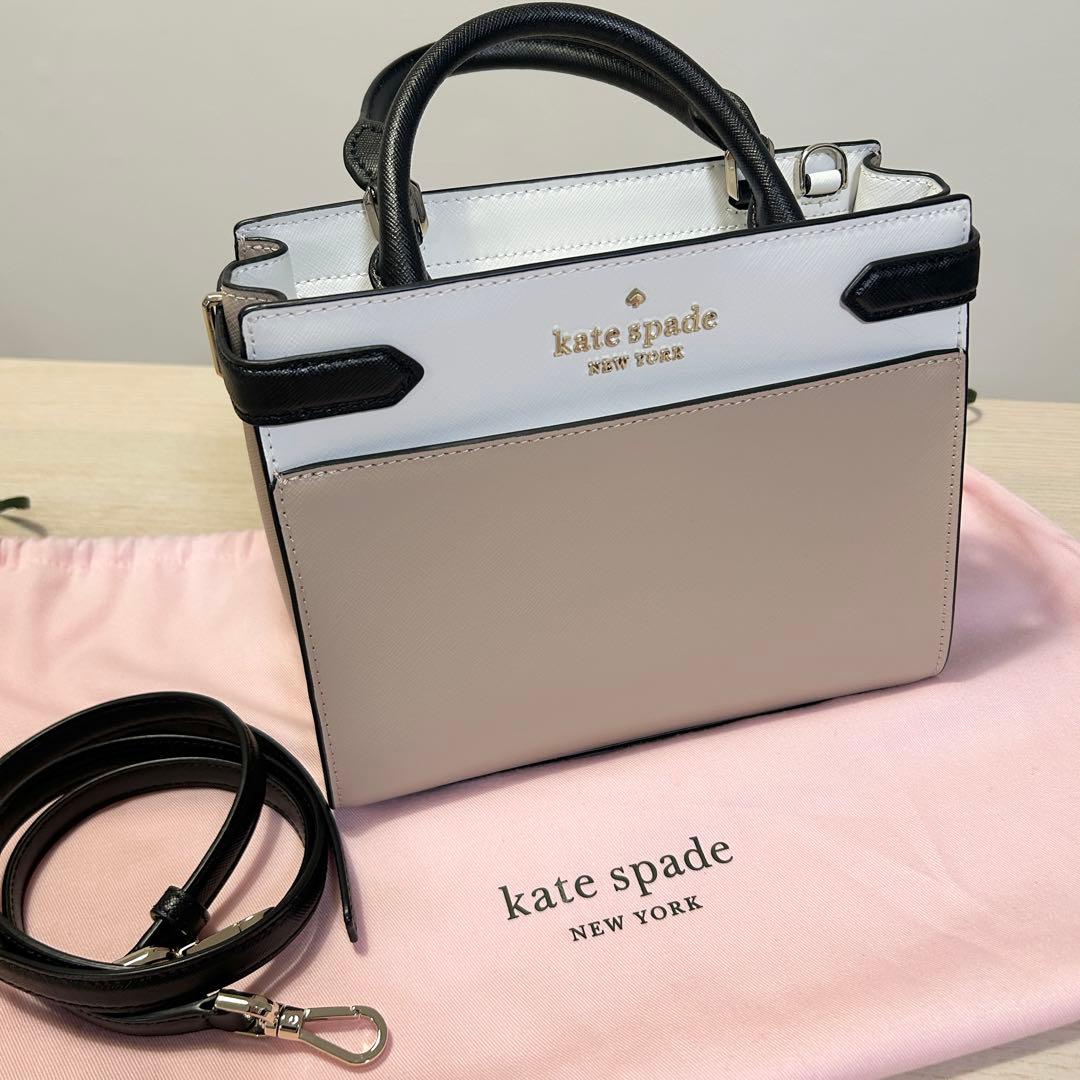 【未使用】kate spade ステイシー カラーブロック スモール サッチェル