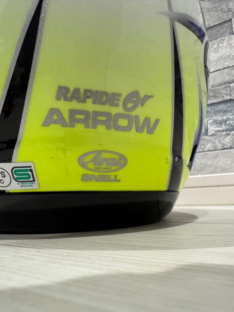 木村　Arai フルフェイスヘルメット RAPIDE Or ARROW